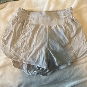 white lulu lemon shorts | size 2
